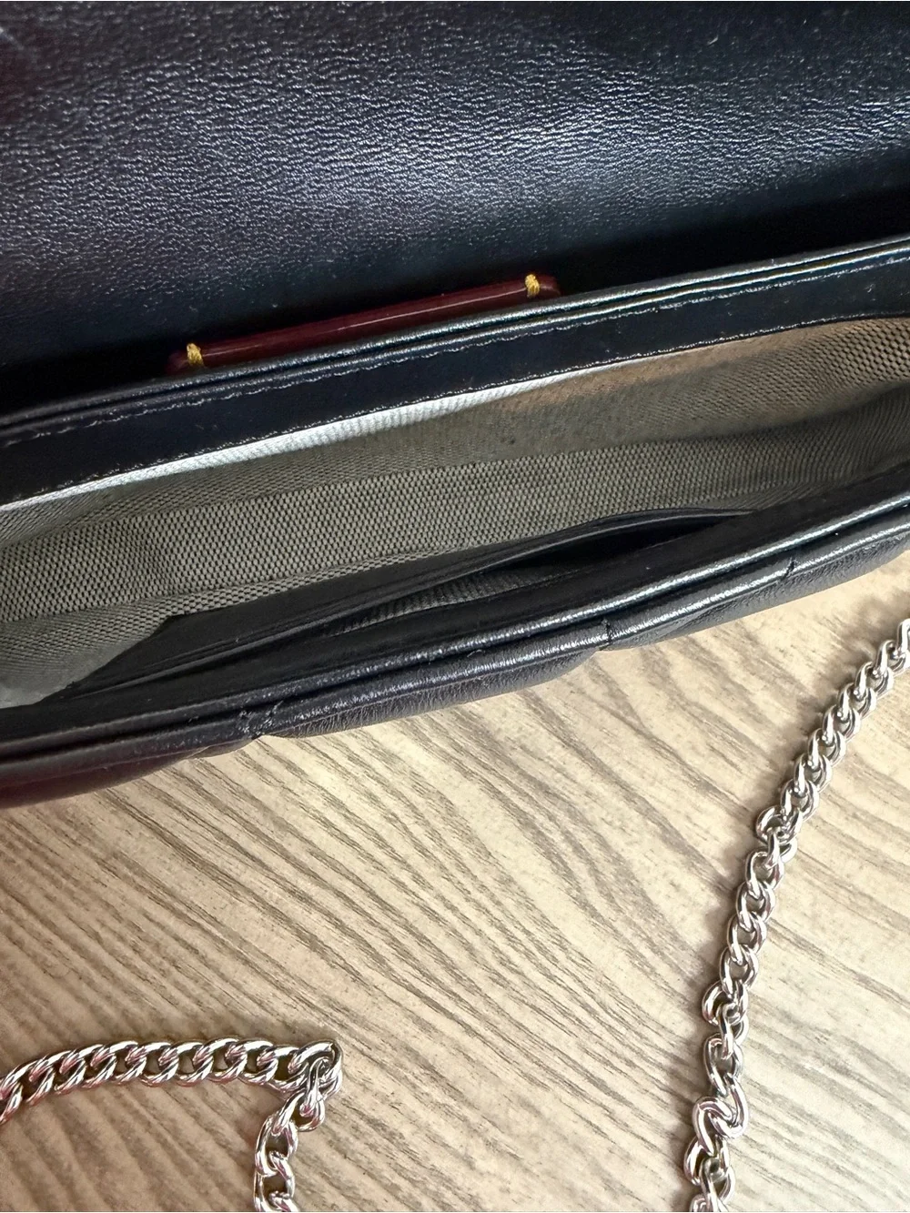 Coach black quilted
